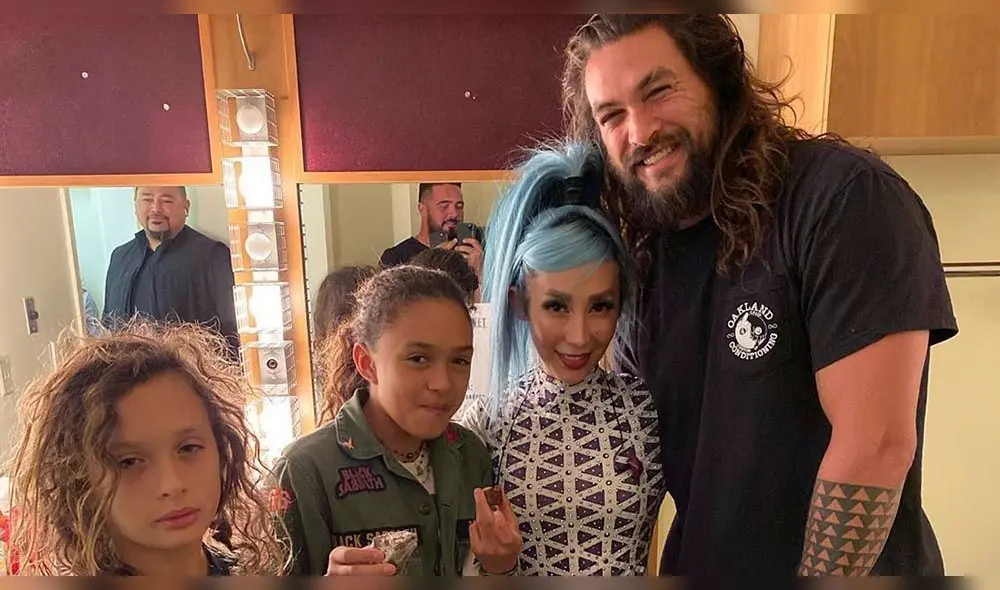 Jason Momoa compartió su felicidad en concierto de Guns N' Roses