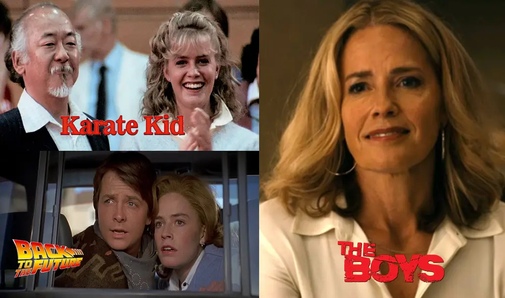 Elisabeth Shue logró éxito en los 80 con sus personajes en Karate Kid y Volver al futuro - Crédito: Columbia Pictures/Difusión Elisabeth Shue logró éxito en los 80 con sus personajes en Karate Kid y Volver al futuro - Crédito: Columbia Pictures/Difusión