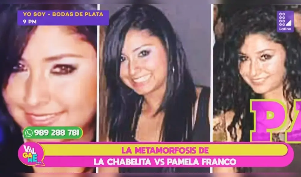 Pamela Franco: exponen fotos de su irreconocible pasado