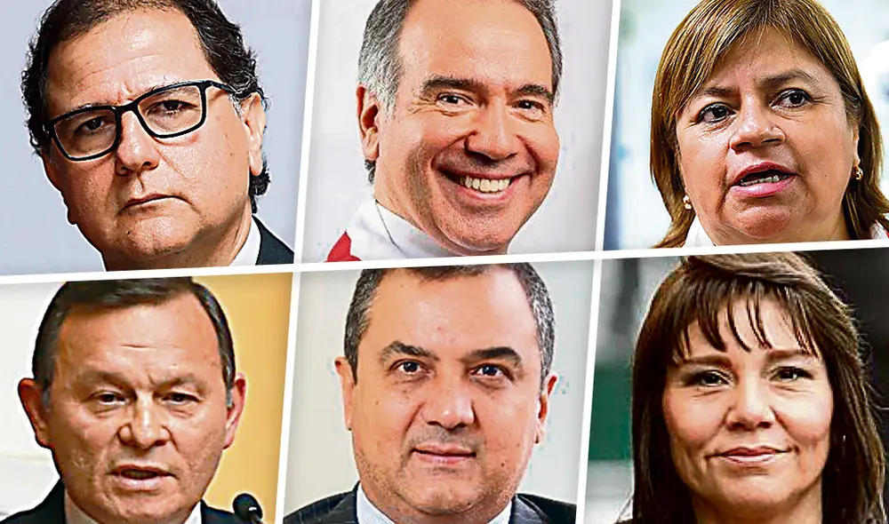 Exministros de Vizcarra.