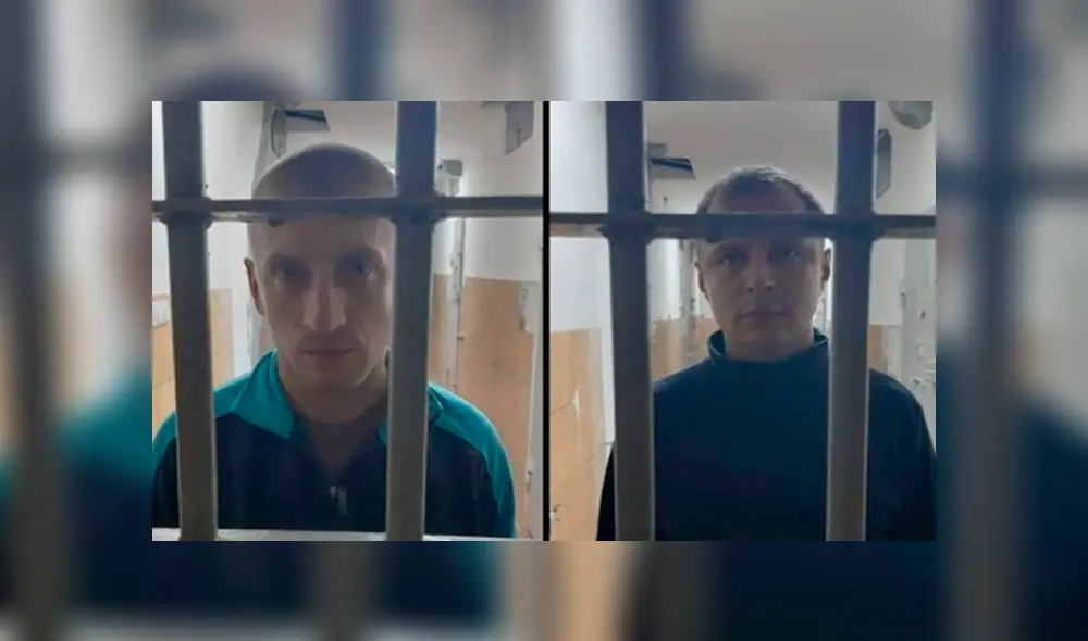 Los policías Nikolay Kuziv, de 35 años, y Sergey Sulima, de 29 son acusados de abusar de una mujer dentro de una comisaría. Los policías Nikolay Kuziv, de 35 años, y Sergey Sulima, de 29 son acusados de abusar de una mujer dentro de una comisaría.