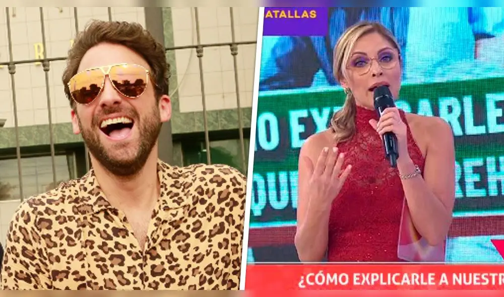 El exconductor de TV cuestionó a la animadora por el bajo rating de su programa. Foto: composición