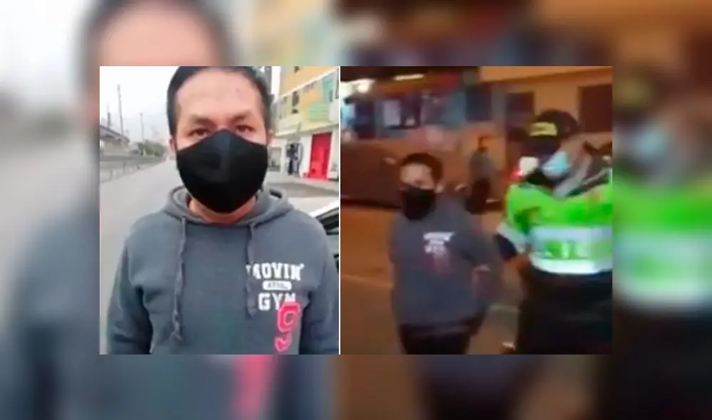 El sujeto portaba un documento falso de la institución. Foto: captura de América TV. El sujeto portaba un documento falso de la institución. Foto: captura de América TV.