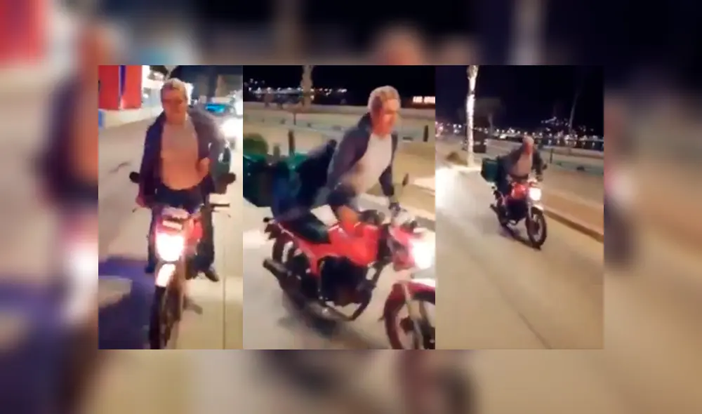 YouTube viral: Anciano sufre brutal accidente por presumir acrobacias en moto [VIDEO] 