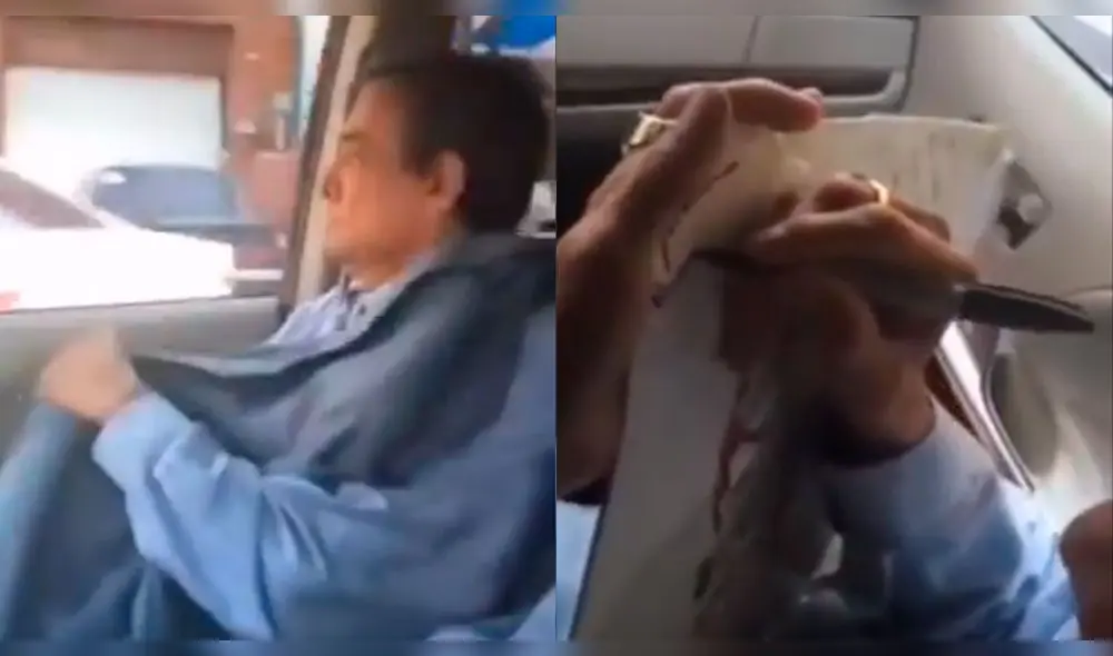 Conductor de Uber graba a José José y le firma un disco. Video: Twitter. Conductor de Uber graba a José José y le firma un disco. Video: Twitter.