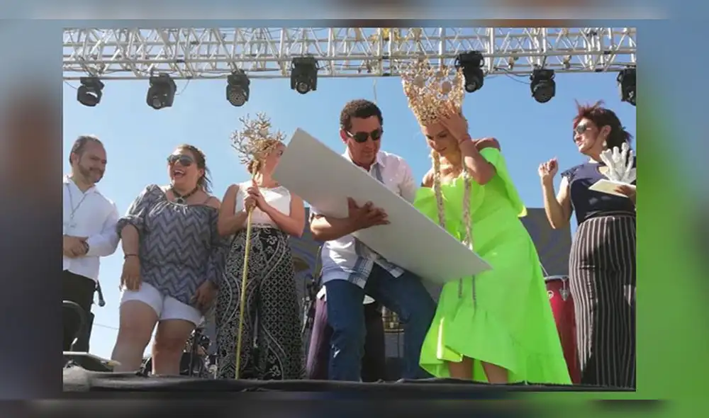 Actriz rusa, Irina Baeva, se corona como la Reina del Mar en medio de críticas