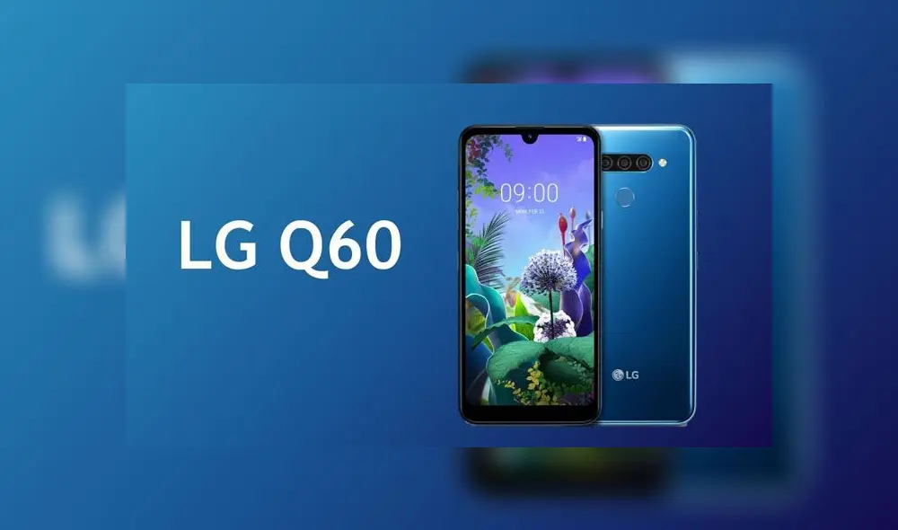 LG Q60 el nuevo smartphone de gama media de la marca coreana.