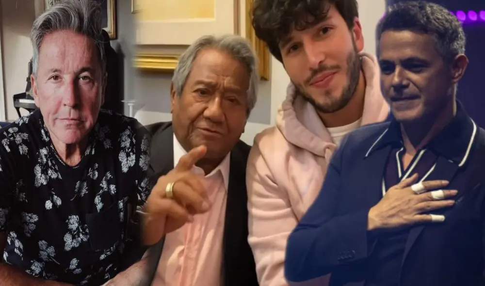 Ricardo Montaner, Sebastián Yatra y Alejandro Sanz se mostraron conmovido por la partida de Armando Manzanero.