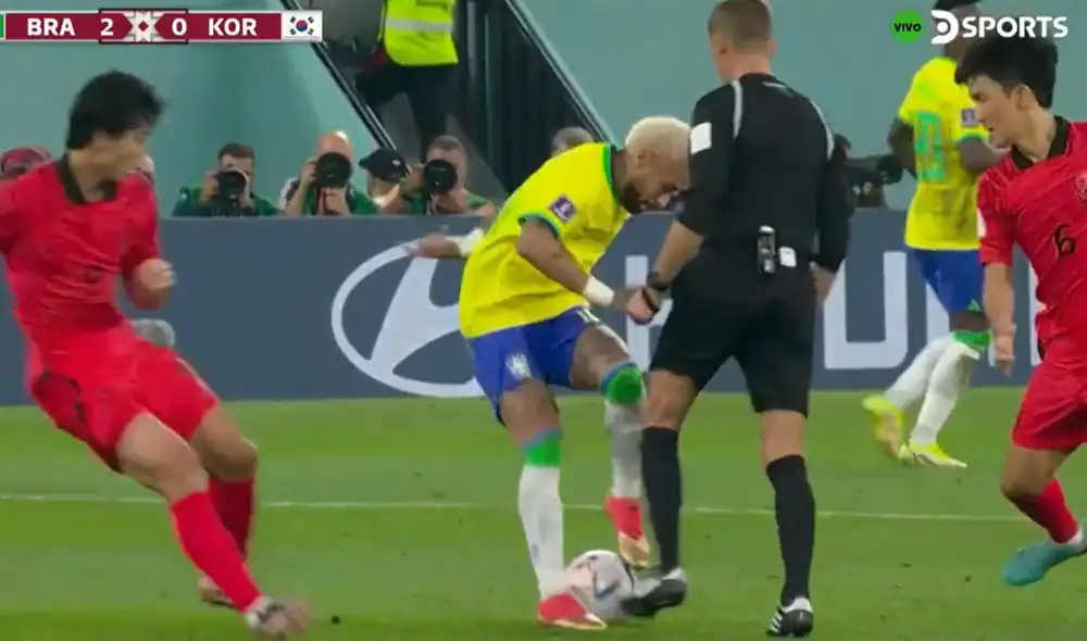 Neymar no estuvo presente ante Suiza y Camerún por lesión. Foto: captura DSports