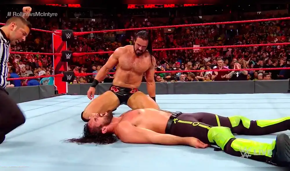WWE Monday Night Raw: Seth Rollins perdió ante McIntyre previo a Extreme Rules WWE Monday Night Raw: Seth Rollins perdió ante McIntyre previo a Extreme Rules
