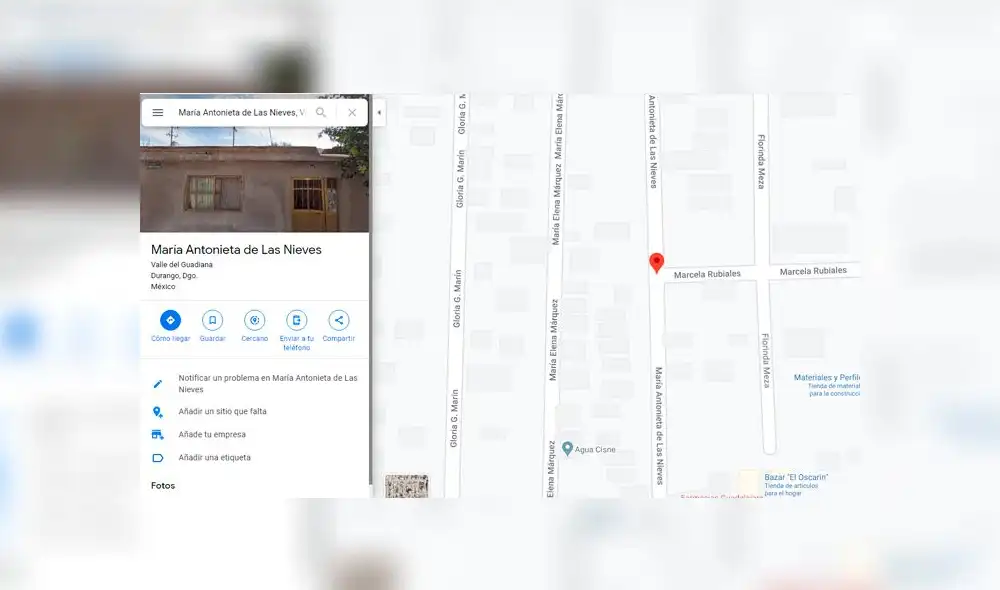 Desliza las imágenes para ver el peculiar hallazgo realizado en torno a La Chilindrina, personaje de El Chavo del 8. Foto: Google Maps. Desliza las imágenes para ver el peculiar hallazgo realizado en torno a La Chilindrina, personaje de El Chavo del 8. Foto: Google Maps.