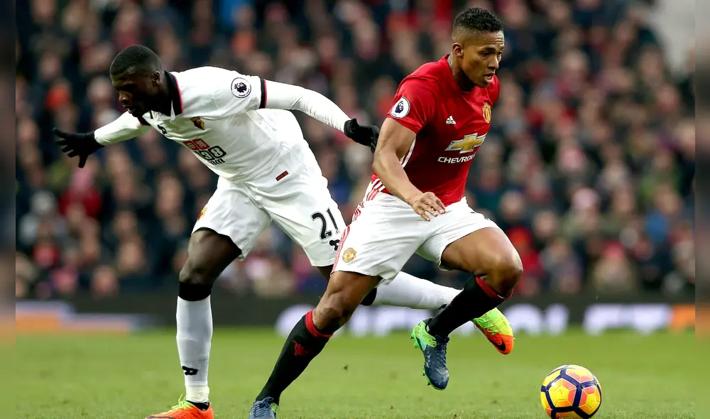 Valencia jugó 10 años en el Manchester United. Fue capitán. Foto: EFE/Nigel Roddis.
