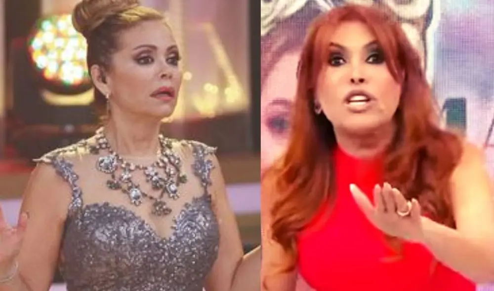 Gisela Valcárcel utilizó un segmento de la final de "El gran show" para mandarle una 'indirecta' a Magaly Medina. Foto: Composición La República/Captura América TV/Captura ATV Gisela Valcárcel utilizó un segmento de la final de "El gran show" para mandarle una 'indirecta' a Magaly Medina. Foto: Composición La República/Captura América TV/Captura ATV