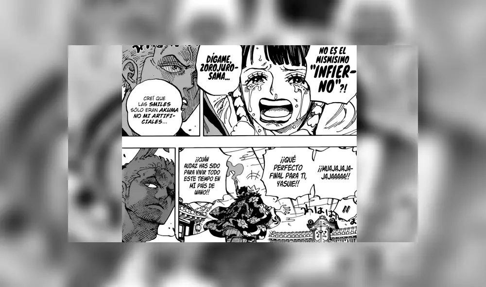 One Piece manga 943: ¡Revelan el secreto de las "Smile"! Zoro y Sanji se encuentran One Piece manga 943: ¡Revelan el secreto de las "Smile"! Zoro y Sanji se encuentran