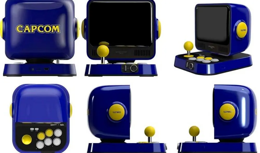 La Retro-Station lleva integrada una pantalla de 8 pulgadas y su precio sería de 208 dólares, aproximadamente. Foto: Capcom