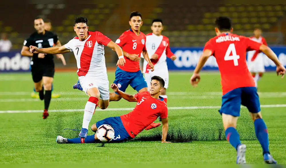 Perú fue superado por Chile en la fecha 2 del Hexagonal final del Sudamericano Sub 17