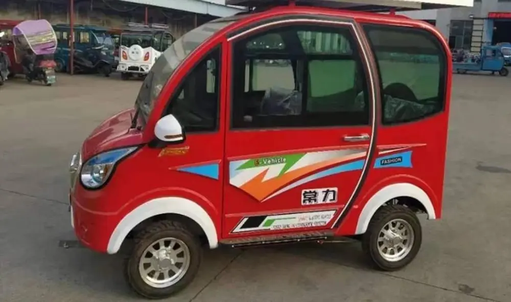 Así luche el Chang Li, el auto más barato del mundo. Foto: Clarín