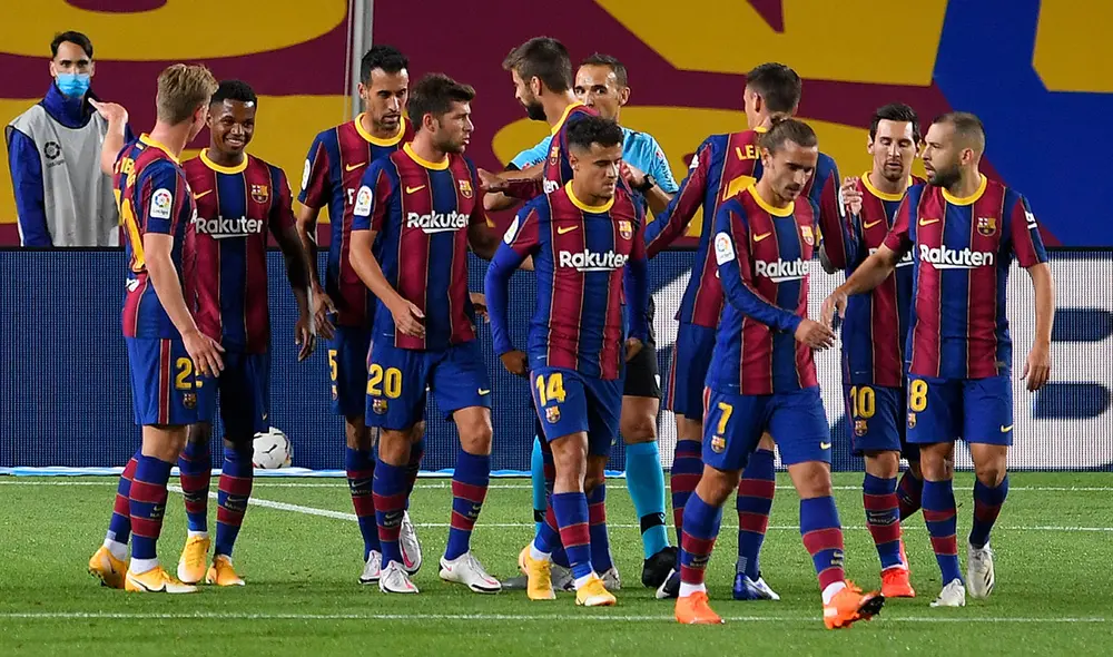 FC Barcelona y Ferencváros juegan este martes por la fecha 1 del grupo G de la Champions League 2020-2021. Foto: AFP FC Barcelona y Ferencváros juegan este martes por la fecha 1 del grupo G de la Champions League 2020-2021. Foto: AFP