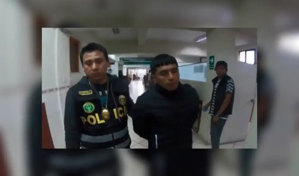 El sujeto se encontraba junto a una adolescente de 15 años, se cree que planeaban realizar un nuevo atraco. Foto: Captura América Noticias
