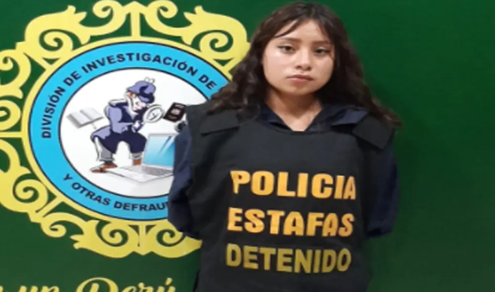 María Madeleine Reyes Alvarado fue detenida en sus casa de Puente Piedra. Ella registra denuncias anteriores por delitos similares. Foto: Policía Nacional del Perú. María Madeleine Reyes Alvarado fue detenida en sus casa de Puente Piedra. Ella registra denuncias anteriores por delitos similares. Foto: Policía Nacional del Perú.