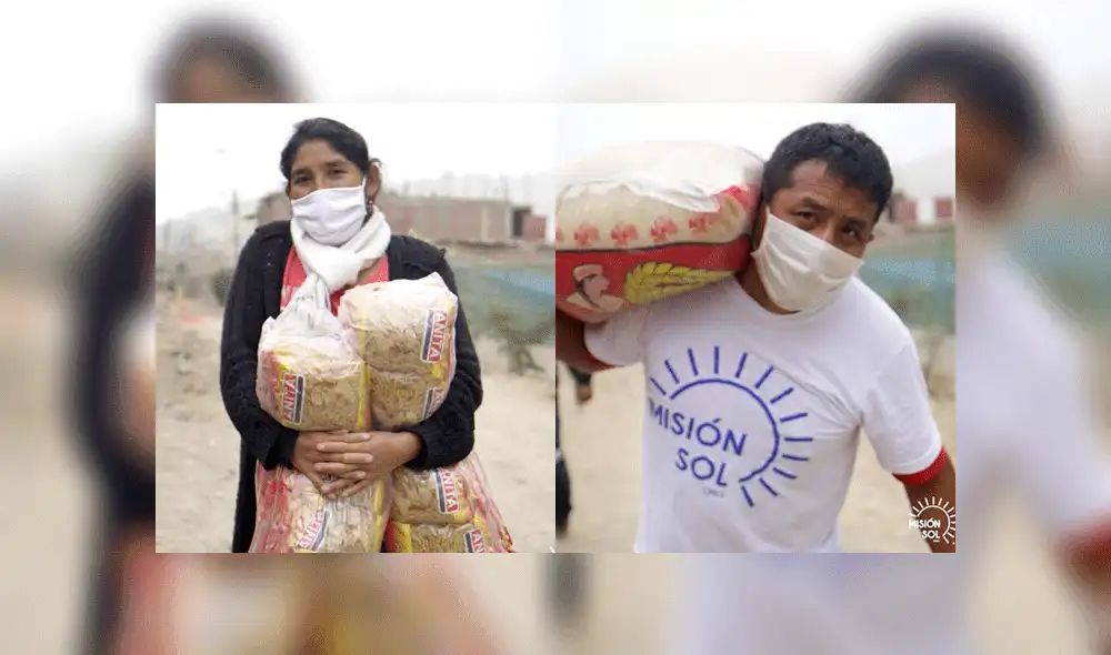 Misión Sol apoya a las familias más necesitadas con toneladas de alimentos. Foto: Misión Sol / Facebook.