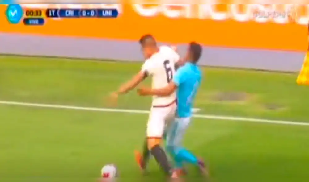 Sporting Cristal vs. Universitario: ¿Vargas mereció la roja por esta acción? [VIDEO]