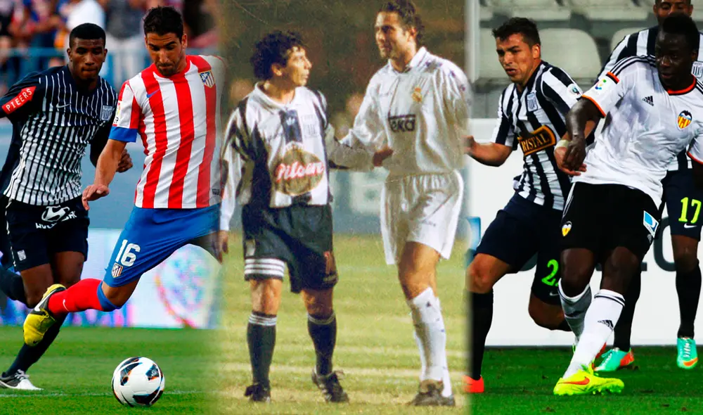 Alianza Lima se ha medido con grandes equipos de Europa y ha salido victorioso en dos de ellos. Foto: composición LR
