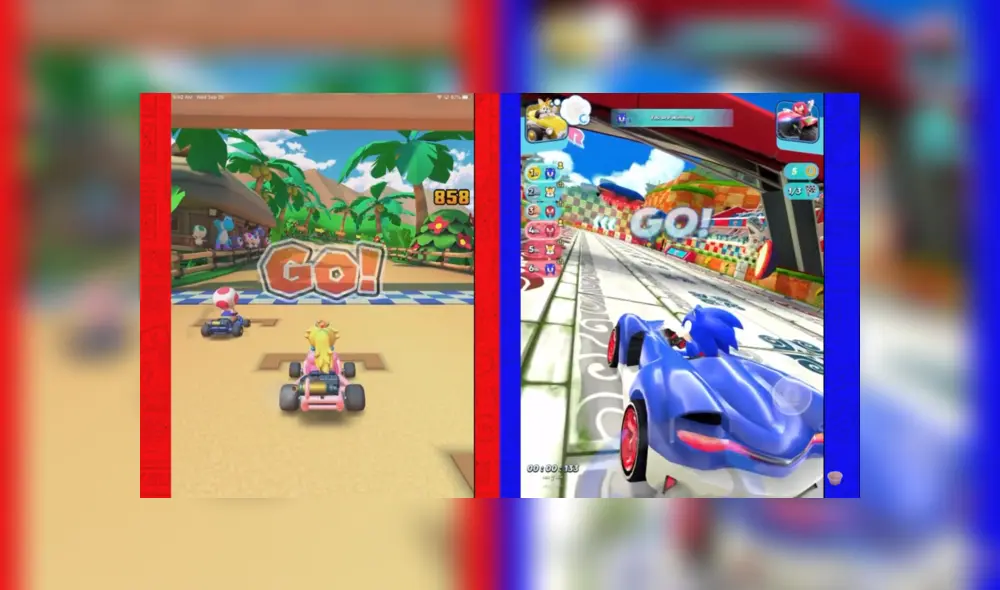 Mario Kart Tour vs Sonic Racing ¿Cuál es mejor?