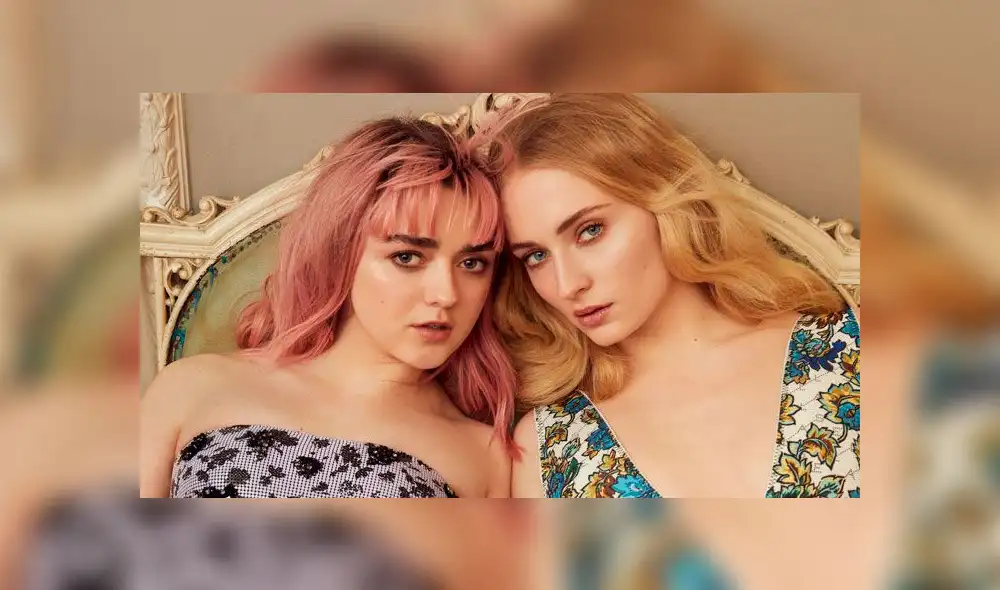 Sophie Turner revela que se besaba con Maisie William en set de Game Of Thrones [VIDEO]