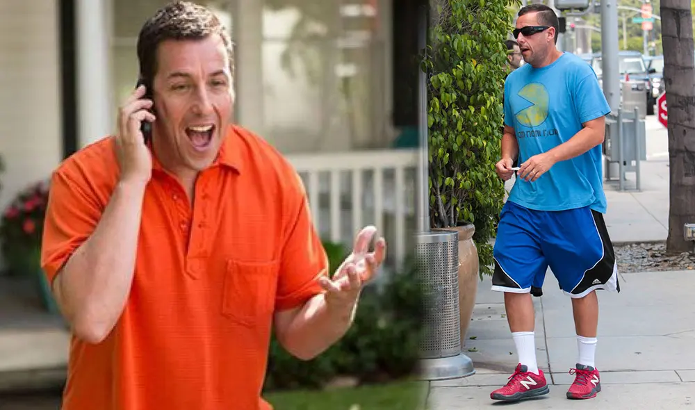 La forma de vestir de Adam Sandler recibe el nombre de "Sandlercore" o "schlub". Foto: Adam Sandler/Instagram fans.,