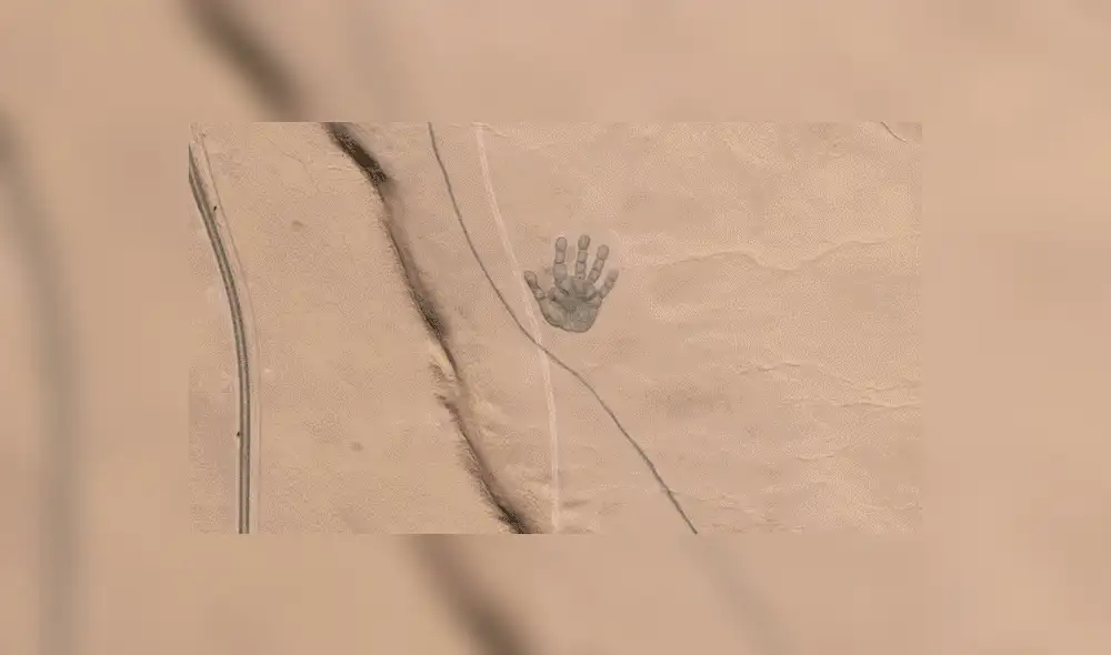 Google Maps: Descubren enorme huella humanoide cerca a extraño pueblo de China [FOTOS]