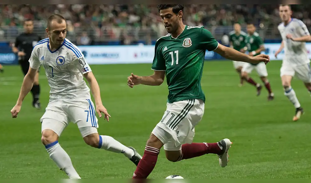México derrotó 1-0 a Bosnia en amistoso internacional