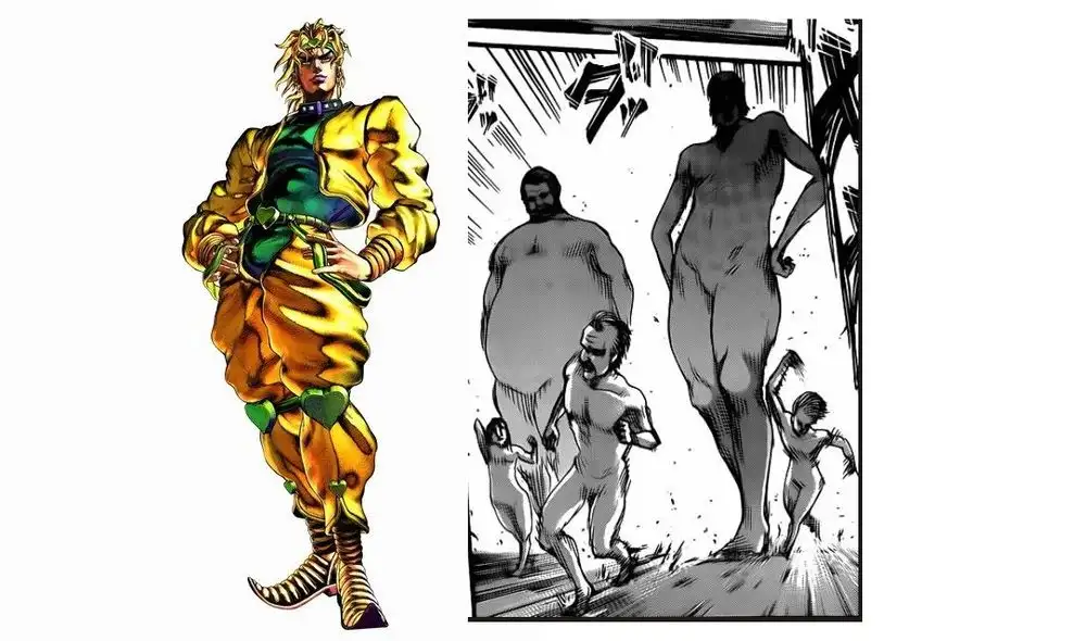 Shingeki No Kyojin: Crossover con Jojo's Bizarre Adventure vuelve locos a los fans