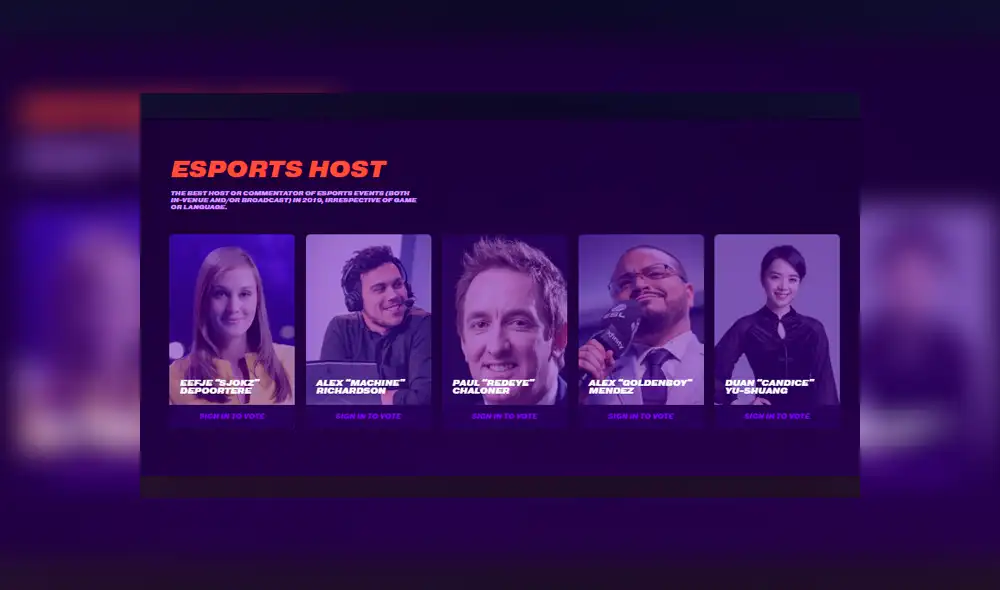 Nominados a The Game Awards 2019.