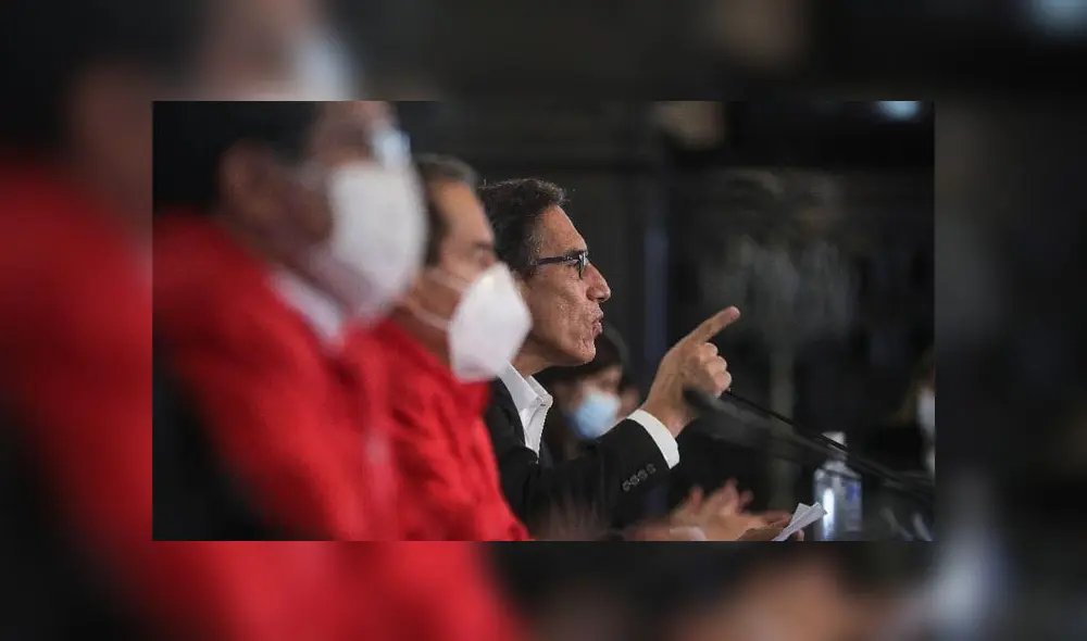 Martín Vizcarra brindó conferencia de prensa. Créditos: Presidencia Perú. Martín Vizcarra brindó conferencia de prensa. Créditos: Presidencia Perú.