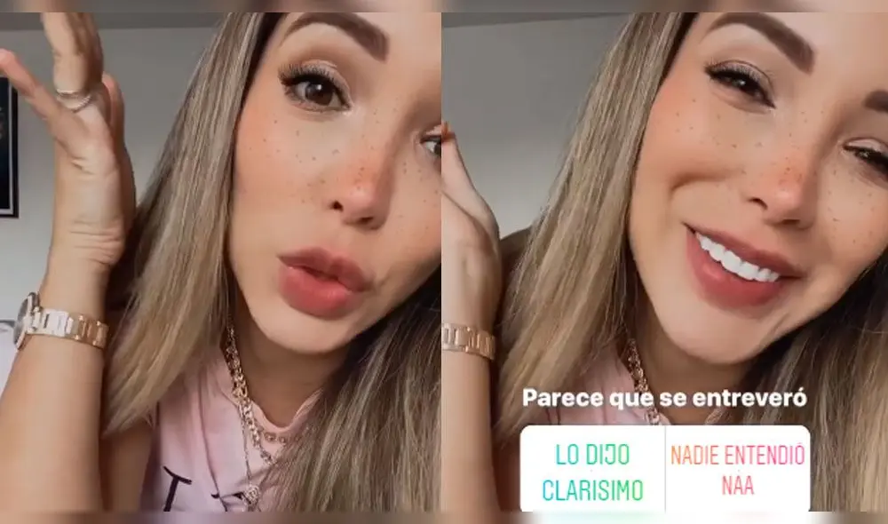 Paula Manzanal preocupada por no entender el mensaje de Martín Vizcarra.