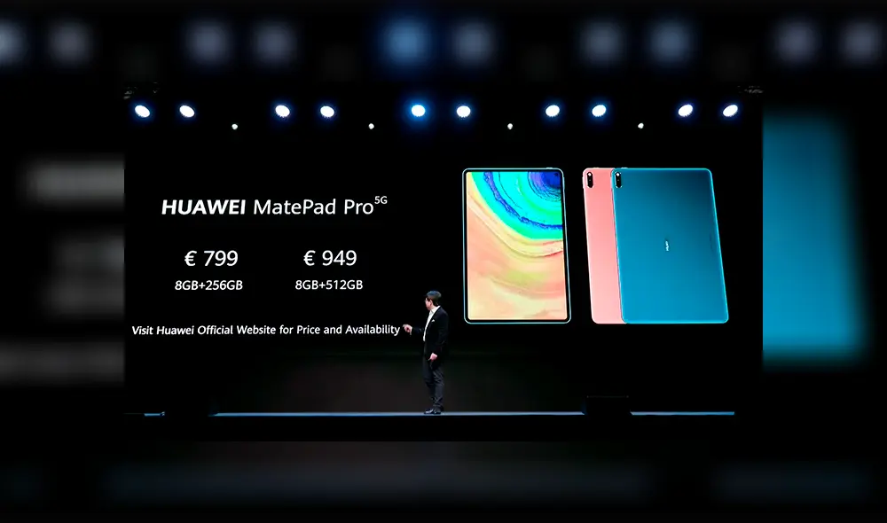 El Huawei MatePad Pro en su versión 5G está disponible a partir de 799 euros.