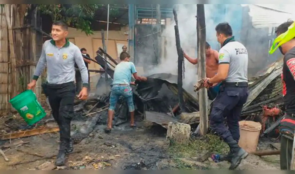 Incendio en Tumbes