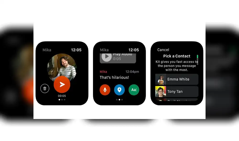 Conoce el nuevo servicio de mensajería de Facebook diseñado para el Apple Watch.
