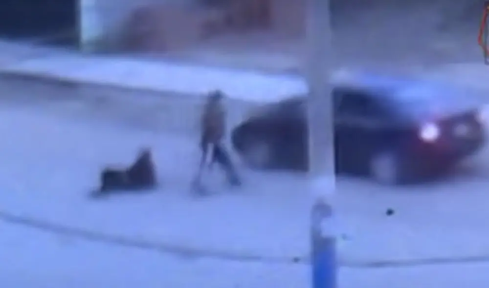 Hombre fue atacado cuando iba a su centro de trabajo. Foto: captura de Panamericana