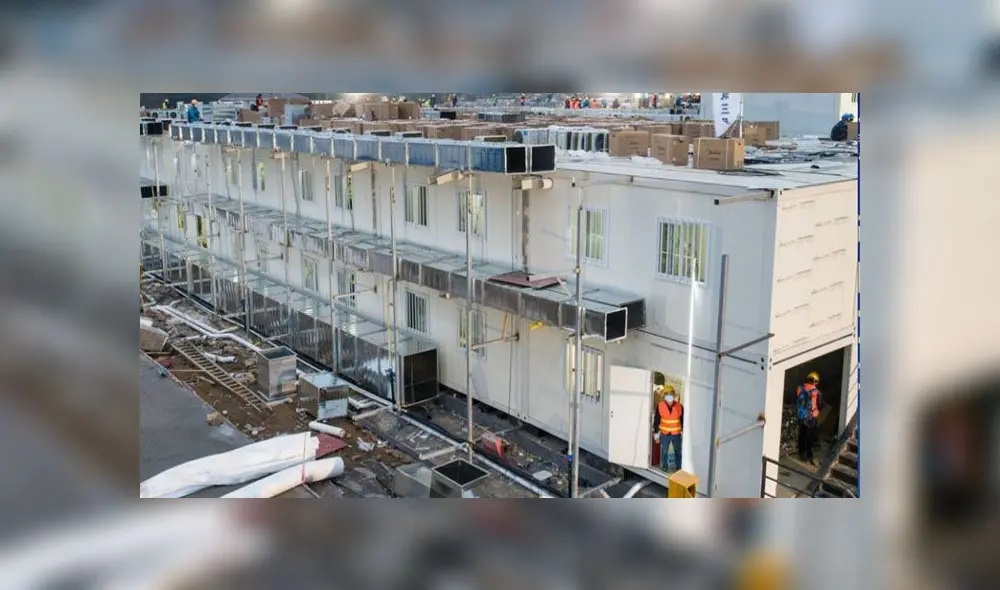 Coronavirus: mira cómo China construyó hospital de emergencias en diez días [VIDEO]