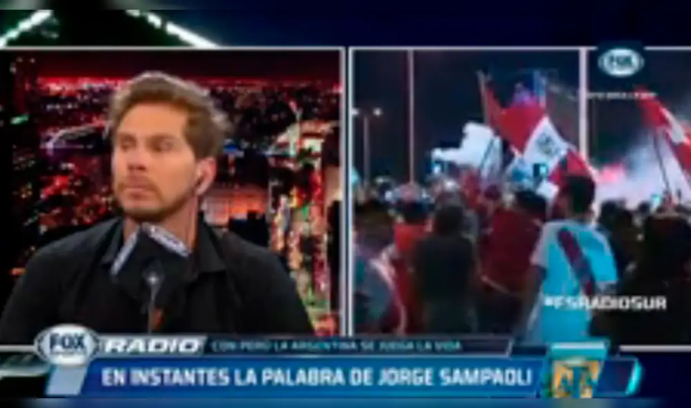 Perú vs. Argentina: Impacto en Fox Sports ante multitud peruana en aeropuerto de Ezeiza [VIDEO]