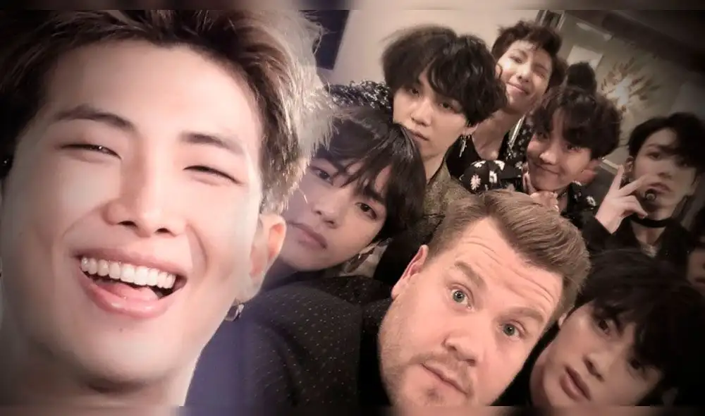 RM o Namjoon ayudó a Ashton Kutcher en el divertido juego de 'escondidas' para el show de James Corden.