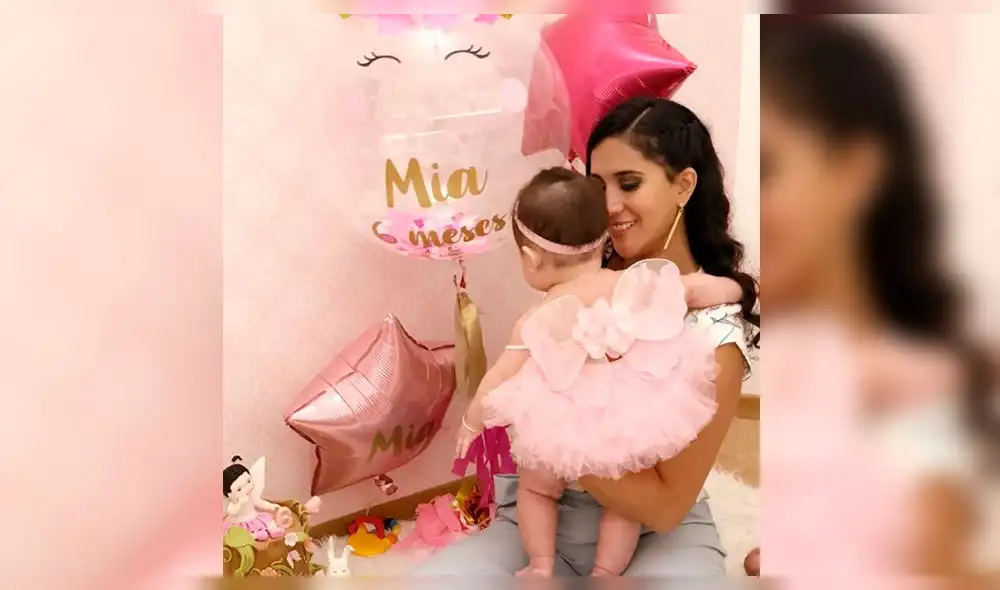 Melissa Paredes celebró los 6 meses de su hija y fotos se robaron miles de "Me gusta"