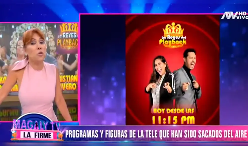 Magaly Tv, la firme  Foto: captura