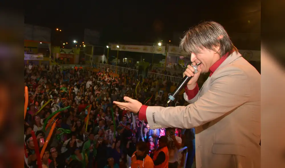 Deyvis Osoco en concierto. (Foto: captura)