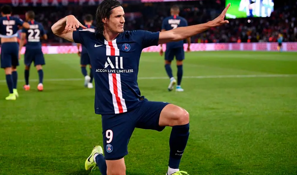 Edinson Cavani culminó contrato con el PSG en junio y no participó de la Champions League. Foto: Twitter @ECavaniOfficial