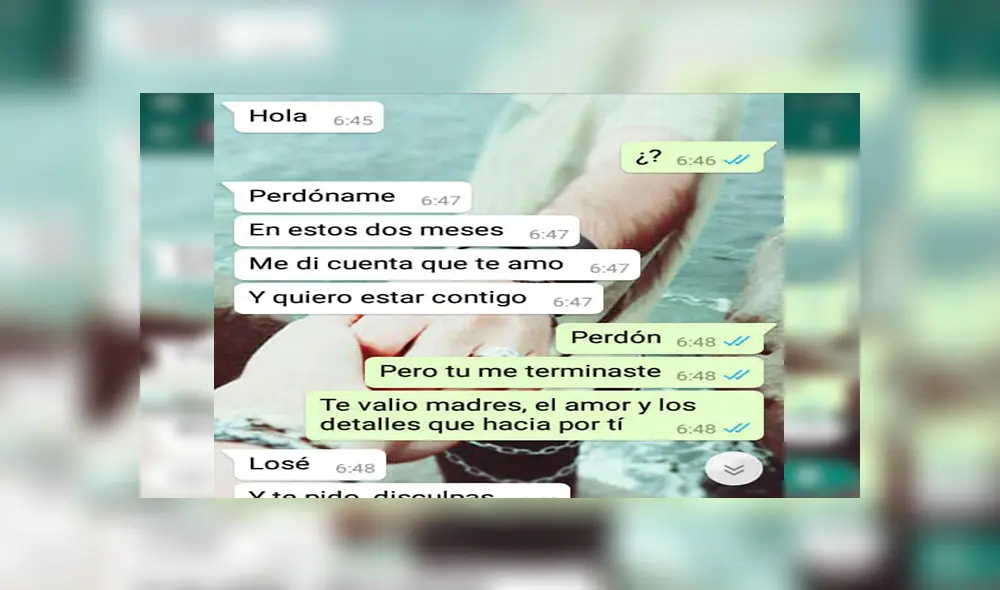 WhatsApp: Chica pone excusas para no ver a su novio y él descubre un triste secreto [FOTOS]