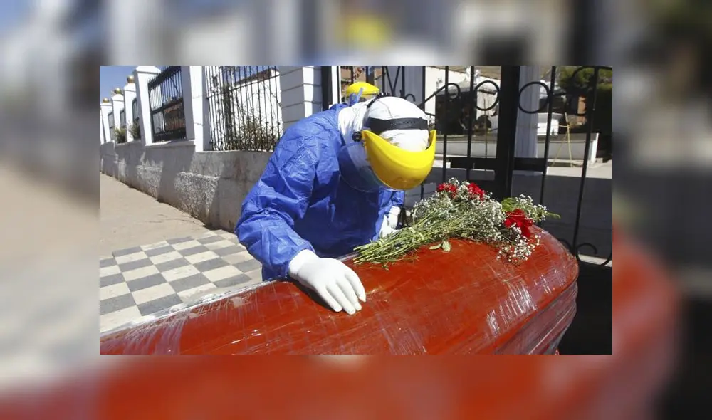 Muerte por coronavirus. Créditos: Juan Carlos Cisneros / La República.