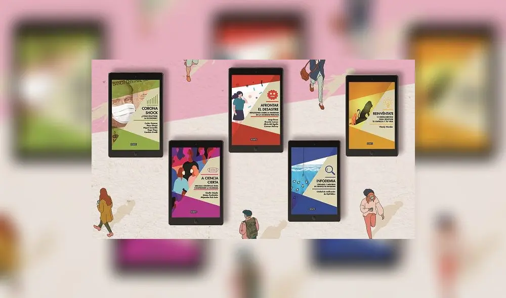 Portadas de los cinco libros para ente,der la nueva normalidad. Portadas de los cinco libros para ente,der la nueva normalidad.